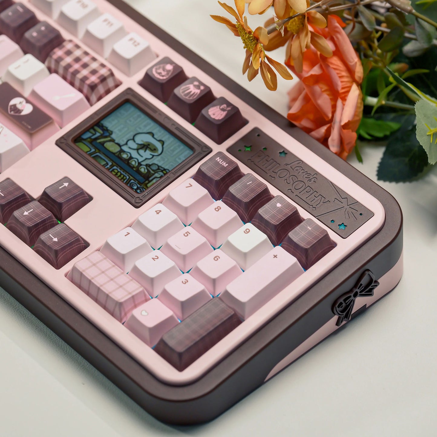 Gift100 Custom Mechanical Keyboard Barebone with Screen