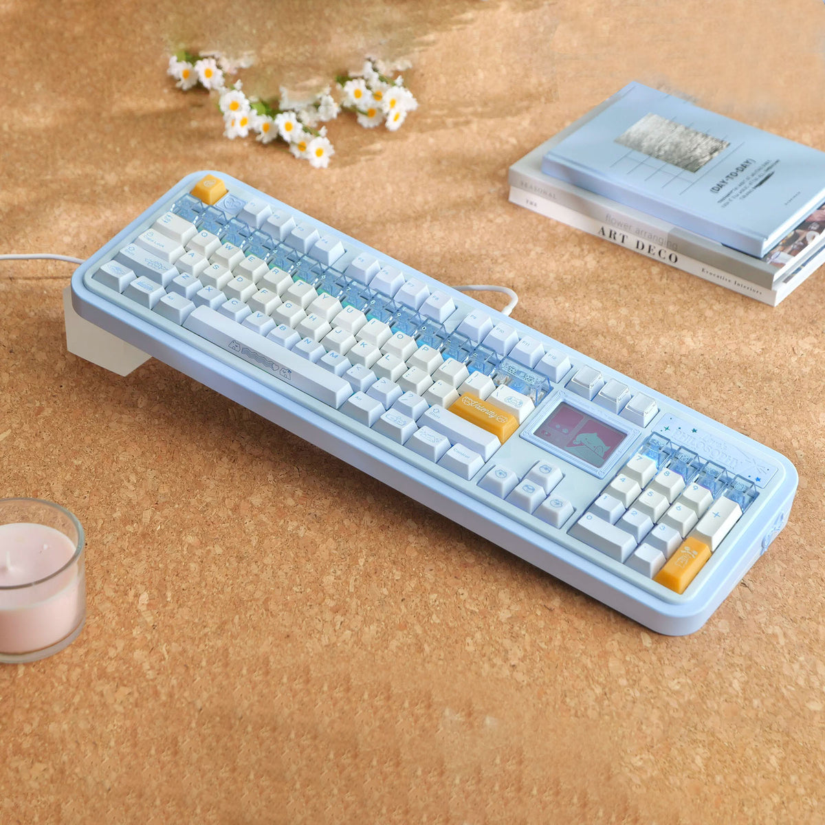 Gift100 Custom Mechanical Keyboard Barebone with Screen