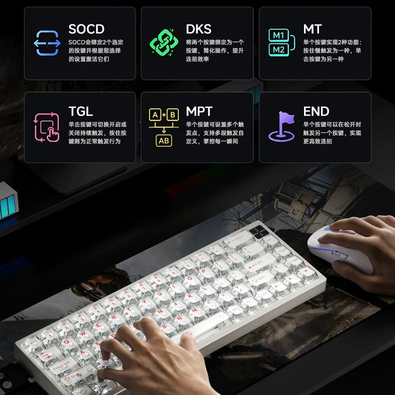 PMO GL68 Magnetic HE Gaming Keyboard