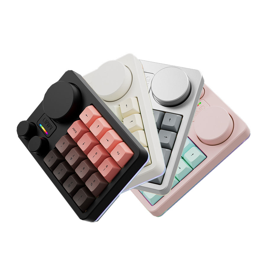 MMD KM16 Pro Wireless 16 Keys + 3 Knobs Macropad