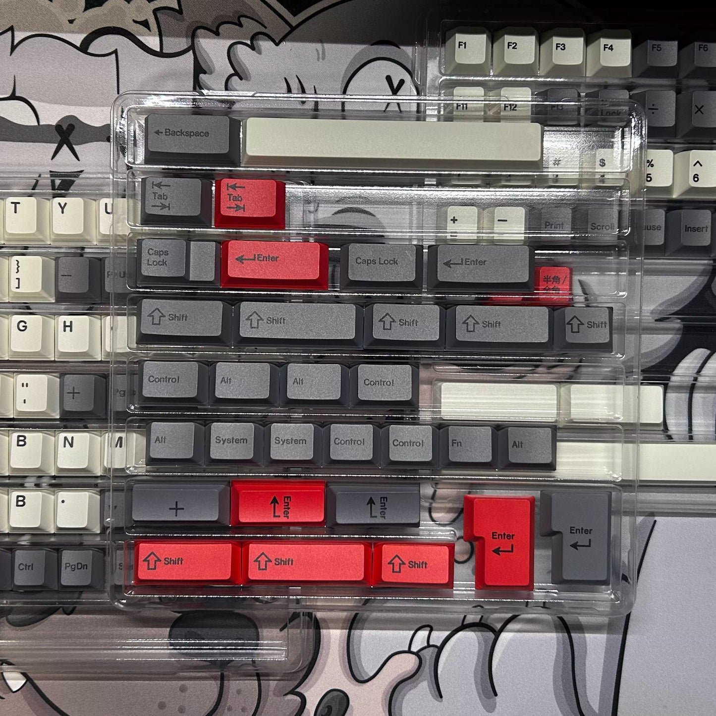 GMK Beta Keycap Set, Cherry Profile, PBT Dye Sub Key Cap