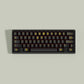 GMK Black Gold Keycap Set, Cherry Profile, Dye Sub PBT Key Cap