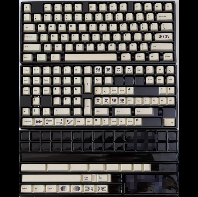 GMK Crème Keycap Set, Cherry Profile, PBT Dye Sub Key Cap