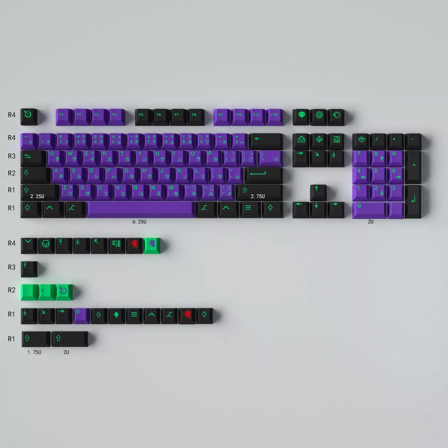 GMK EVA Keycap Set, Cherry Profile, PBT Dye Sub Key Cap