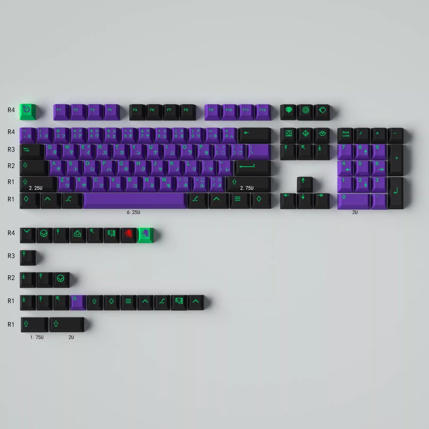 GMK EVA Keycap Set, Cherry Profile, PBT Dye Sub Key Cap