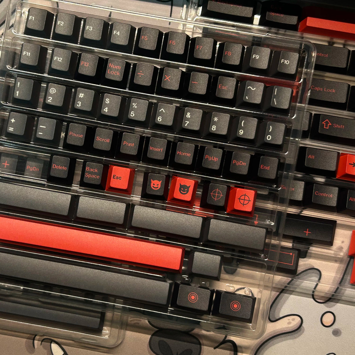 GMK Evil Dolch Keycap Set, Cherry Profile, PBT Dye Sub Key Cap
