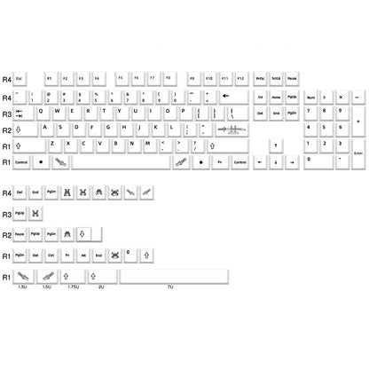 GMK Honor Keycap Set, Cherry Profile, Dye Sub PBT Key Cap