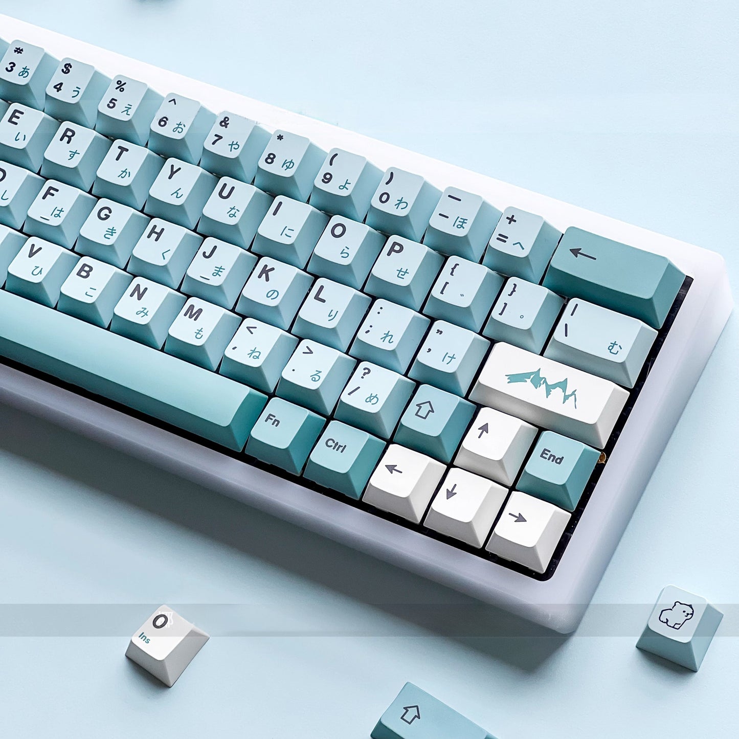 GMK Iceberg Keycap Set, Cherry Profile, Dye Sub PBT