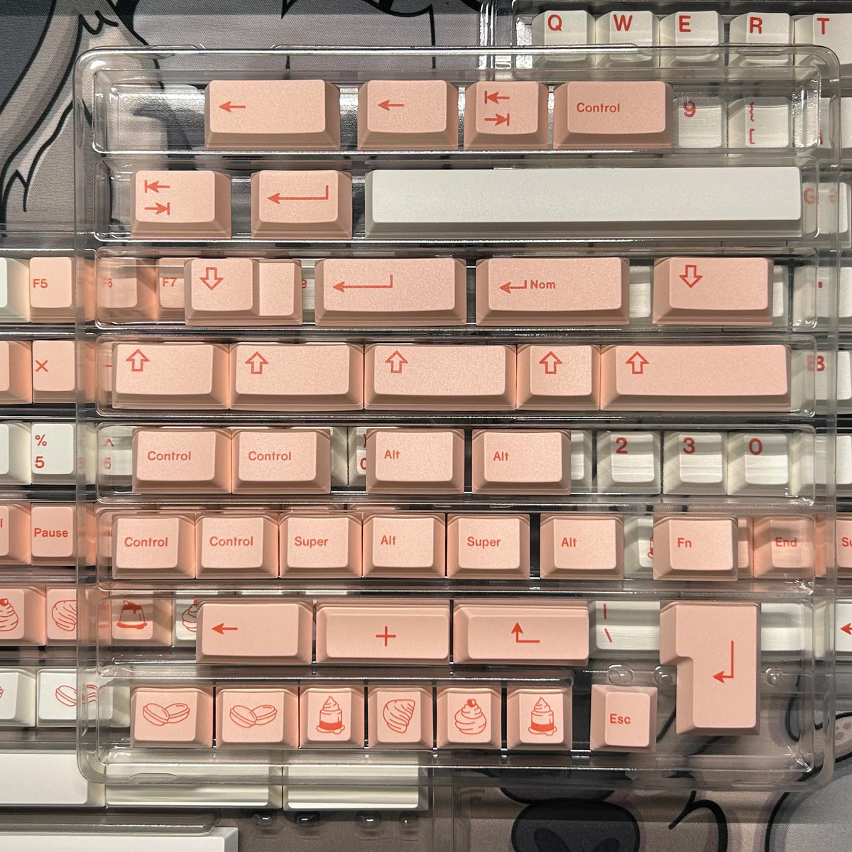 GMK Pâtisserie Keycap Set, Cherry Profile, Dye Sub PBT Key Cap