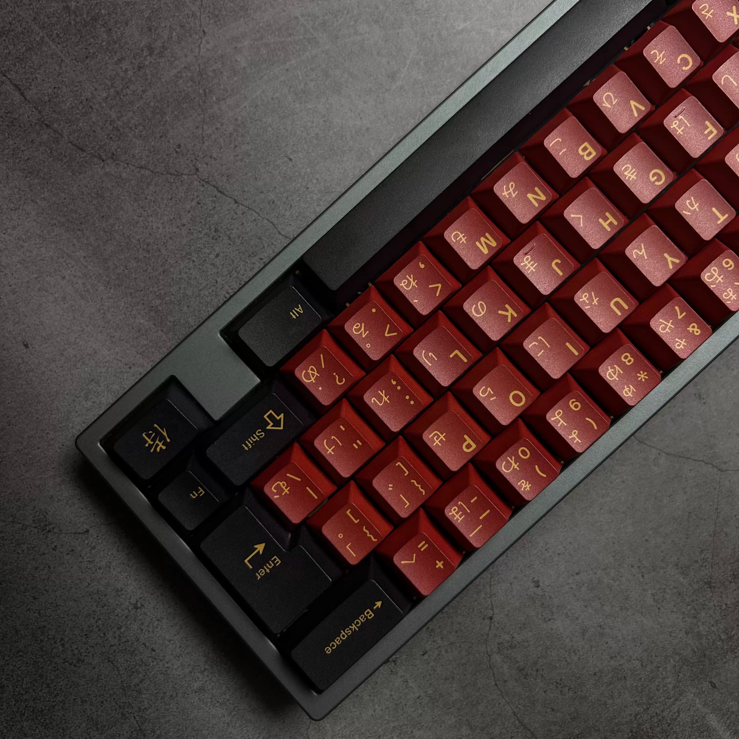 GMK Red Samurai Keycap Set