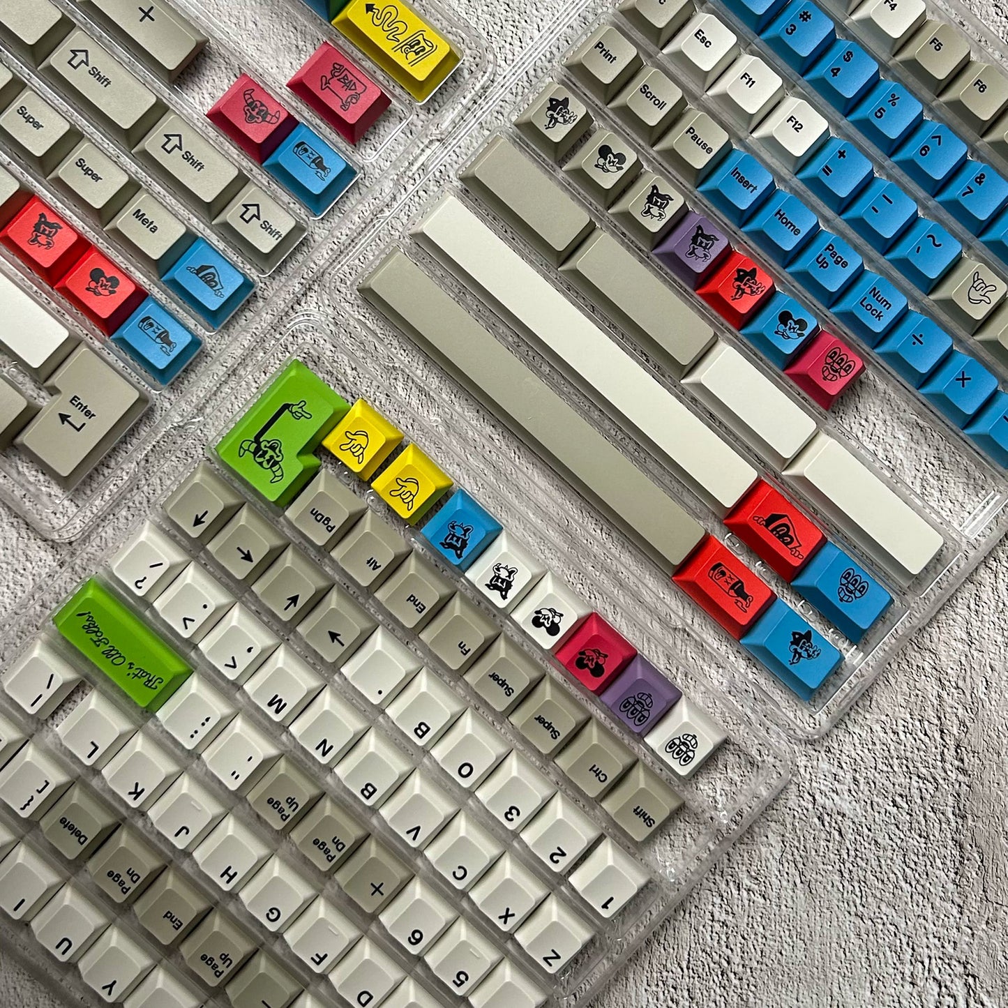 GMK Rubrehose Keycap Set, Cherry Profile, Dye Sub PBT Key Cap