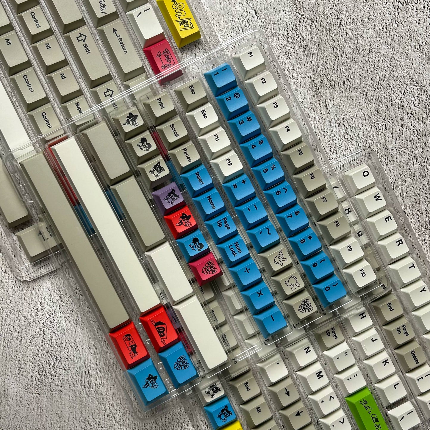 GMK Rubrehose Keycap Set, Cherry Profile, Dye Sub PBT Key Cap