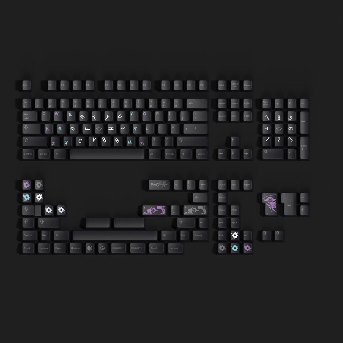 GMK Singularity Keycap Set, Cherry Profile, Dye Sub PBT – Nouvolo