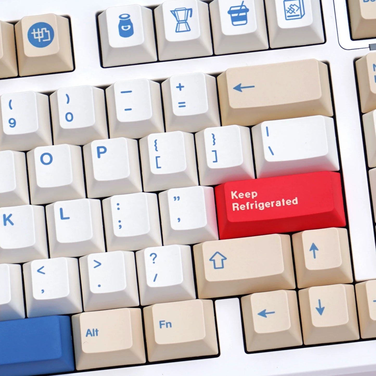 GMK Soyamilk Keycap Set, Cherry Profile, Dye Sub PBT Key Cap
