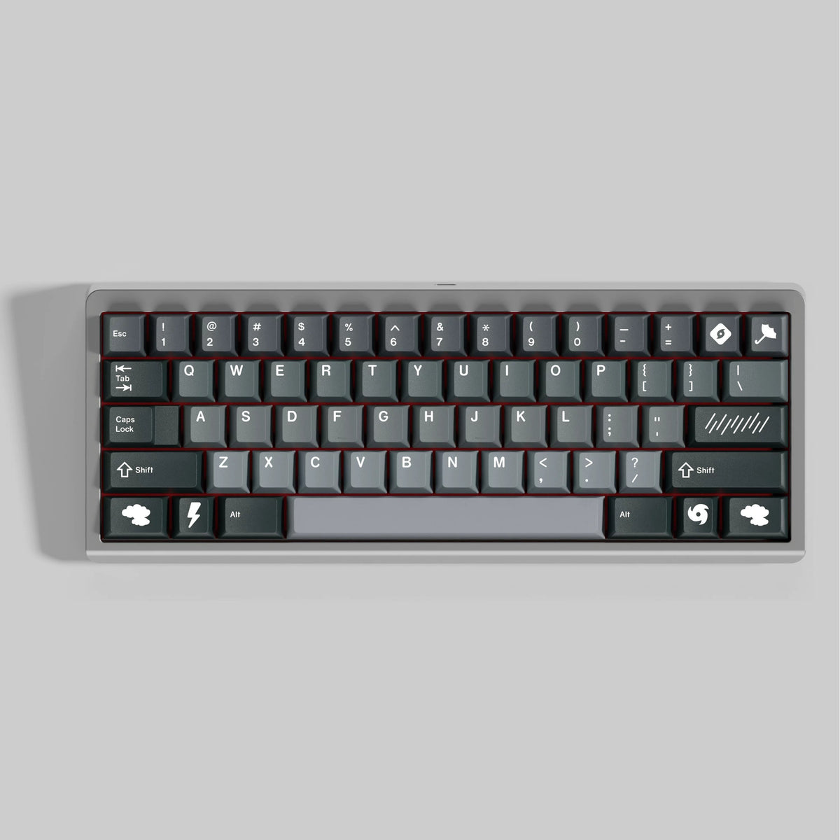 GMK Storm Keycap Set, Cherry Profile, Dye Sub PBT Key Cap