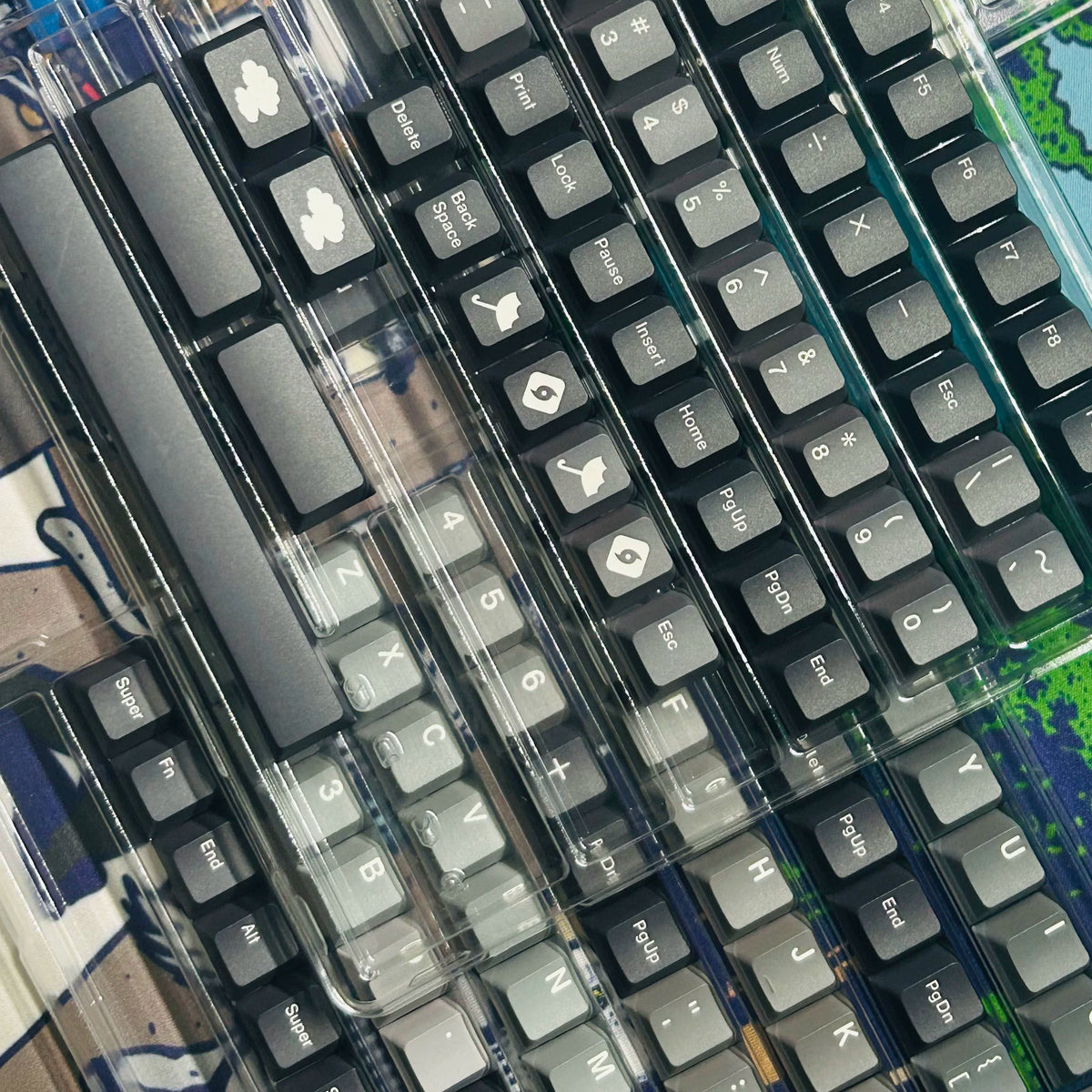 GMK Storm Keycap Set, Cherry Profile, Dye Sub PBT Key Cap