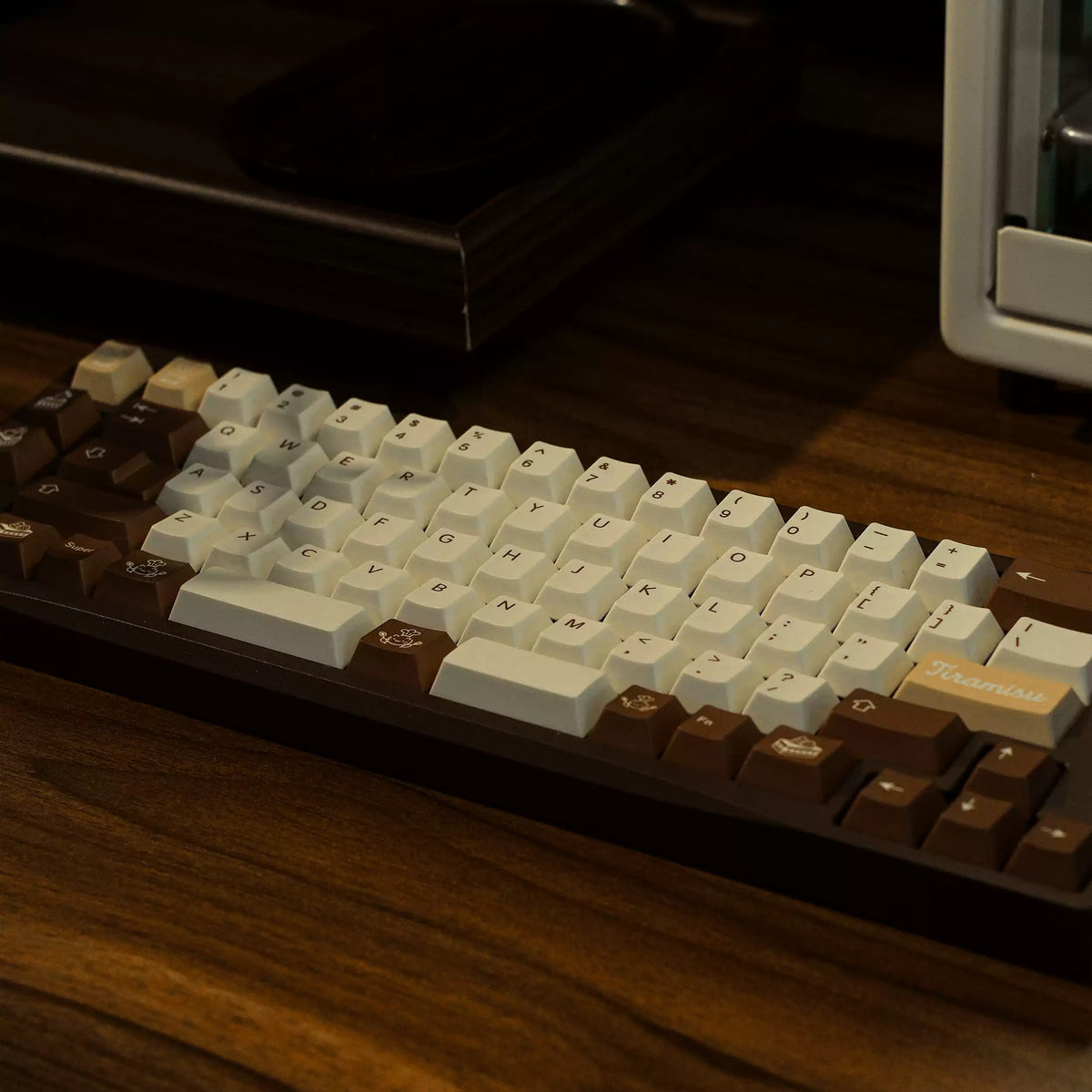 GMK Tiramisu Keycap Set, Cherry Profile, PBT Dye Sub Key Cap