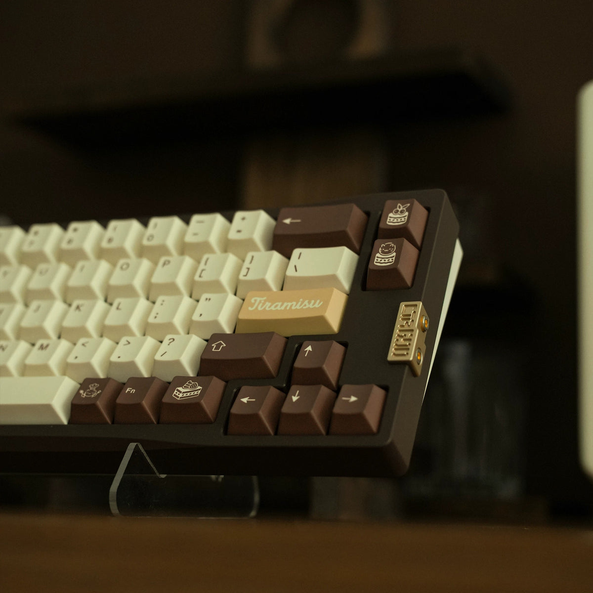 GMK Tiramisu Keycap Set, Cherry Profile, PBT Dye Sub Key Cap