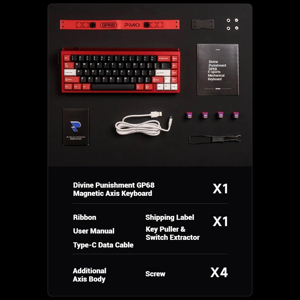 PMO GP68 Magnetic HE Gaming Keyboard