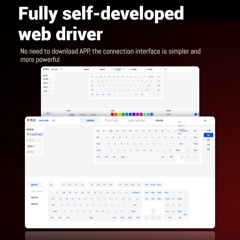 PMO GP68 Magnetic HE Gaming Keyboard