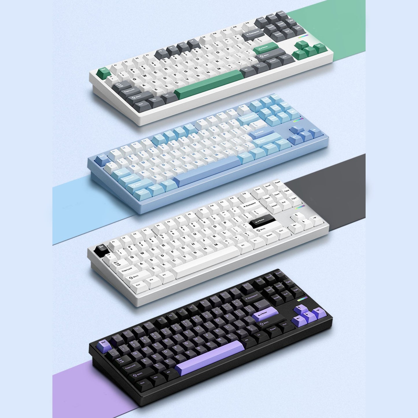 MCHOSE GX87 V2 Aluminum Mechanical Keyboard