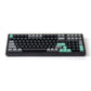 Keychron Hacker Mint Keycap Set, Cherry Profile, Double Shot PBT Key Cap