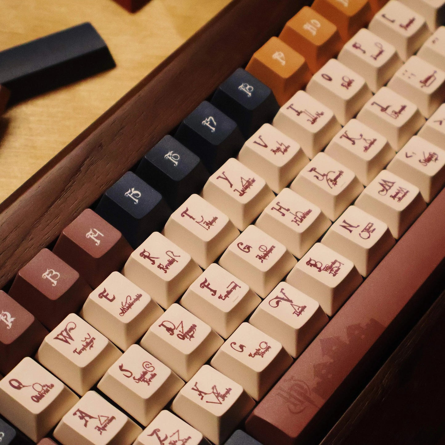 Harry Potter Retro Cute Keycap Set, Cherry Profile, Dye Sub PBT Key Cap