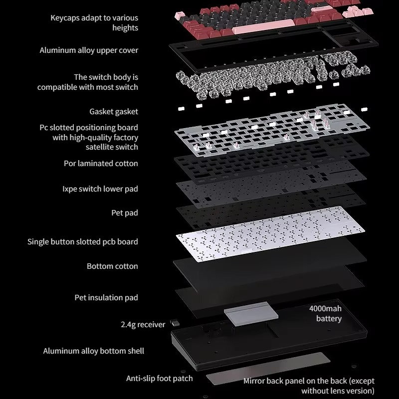 HJS AL87 Custom Mechanical Keyboard Barebone