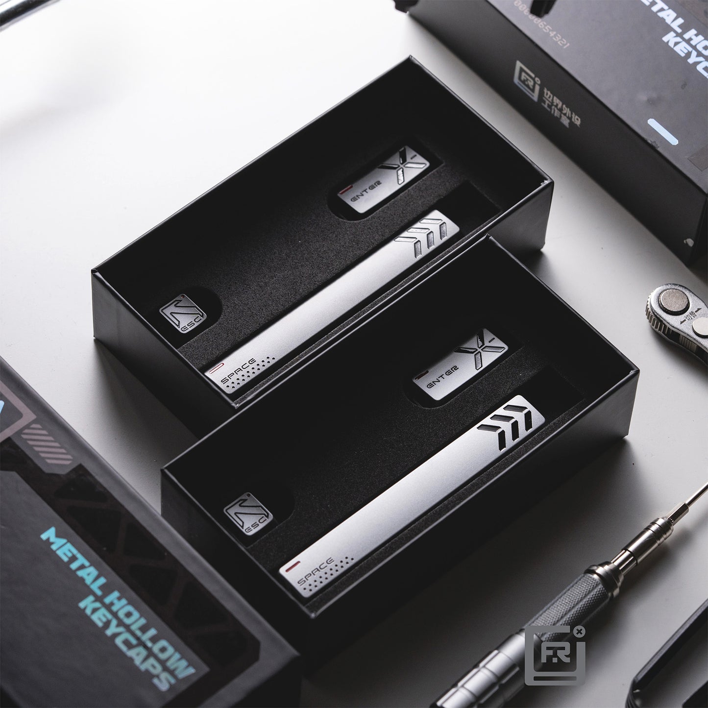 Fog Crystal Keycap Set, Cherry Profile, Dye Sub PBT Cute Key Cap