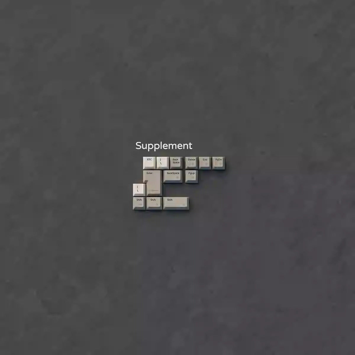 ZenithKey IBM5160 Keycap Set, Cherry Profile, Dye Sub PBT Key Cap