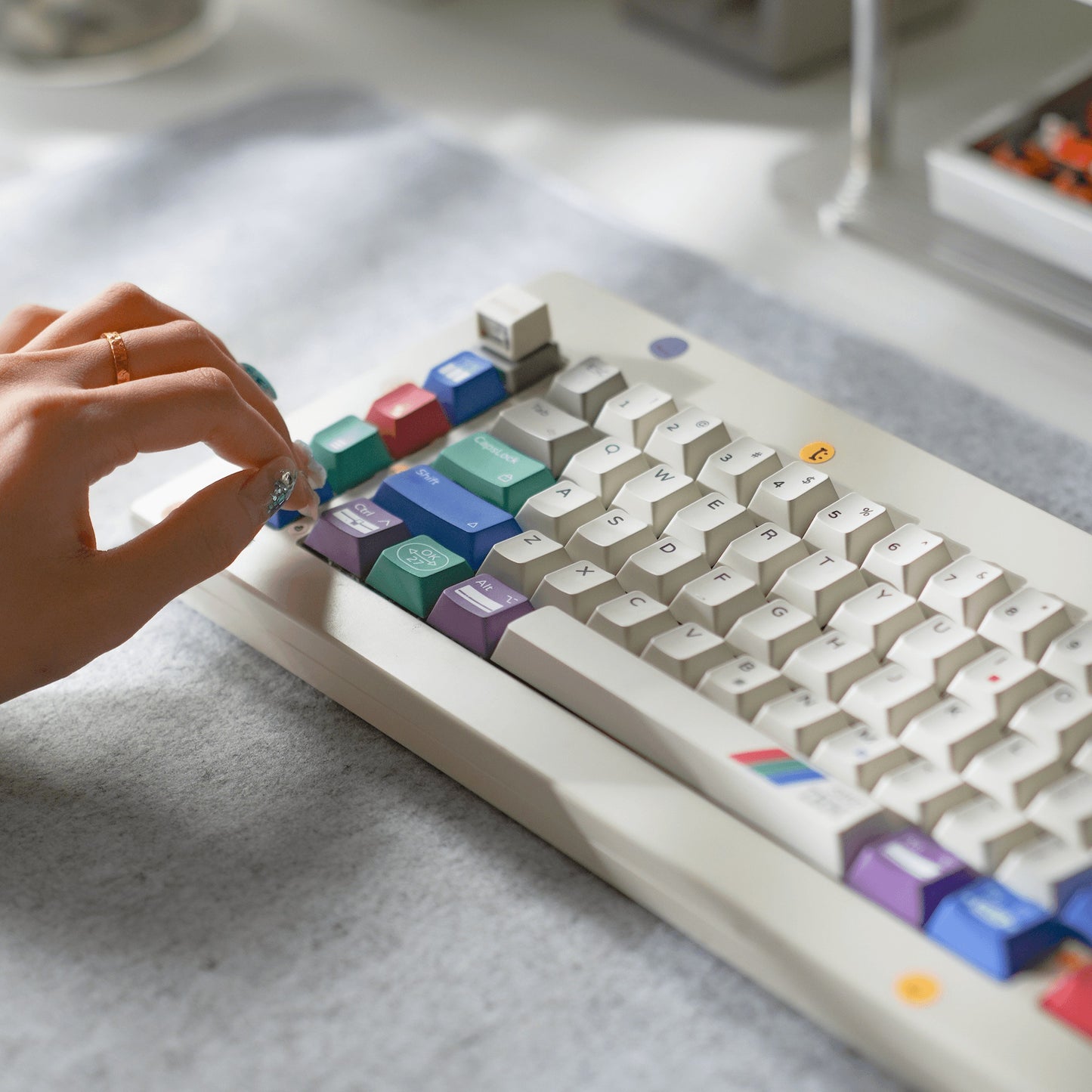 ZenithKey IBM 5160 R3 Keycap Set, Cherry Profile, Dye Sub PBT Key Cap
