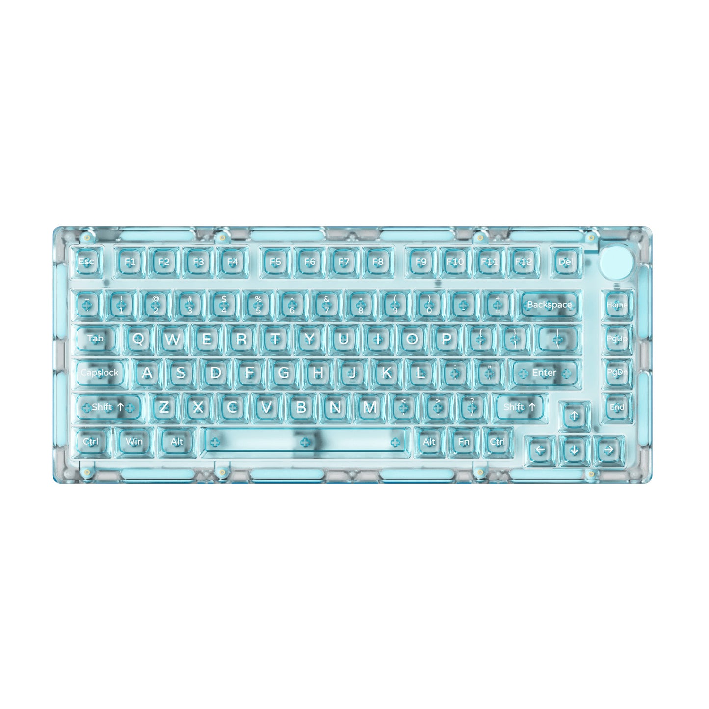 Monsgeek ICE75 Gasket Transparent Mechanical Keyboard