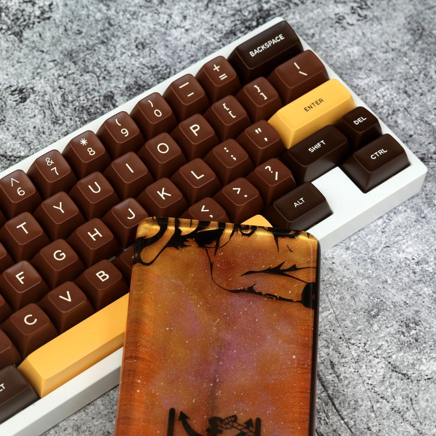 Chocolatier Keycap Set, SA Profile, Double Shot ABS Keycap