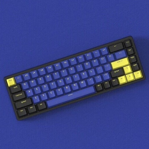 Midnight Blue DAGK Keycap Set, OEM Profile, Double Shot PBT Key Cap