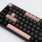 Black Pink AKKO Keycap Set, ASA Profile, Double Shot PBT Key Cap