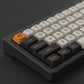 Retro Carbon AKKO Keycap Set, ASA Profile, Double Shot PBT Key Cap