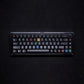 Retro Dark Lights Jade Semi-Transparent Keycap Set, Cherry Profile, Dye Sub PBT, PC Transparent