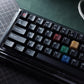 Retro Dark Lights Jade Semi-Transparent Keycap Set, Cherry Profile, Dye Sub PBT, PC Transparent