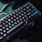 Retro Dark Lights Jade Semi-Transparent Keycap Set, Cherry Profile, Dye Sub PBT, PC Transparent
