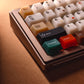 Retro Mixed Lights Jade Semi-Transparent Keycap Set, Cherry Profile, Dye Sub PBT, PC Transparent