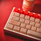 Yakult Jade Semi-Transparent Keycap Set, Cherry Profile, Dye Sub PBT, PC Transparent