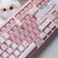 Lazycat Studio Jelly Cat Cute Keycap Set, Cherry Profile
