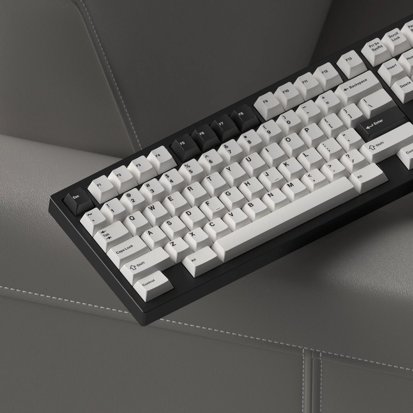 JKDK BOW Minimalist Keycap Set, Cherry Profile, Dye Sub PBT Key Cap