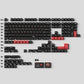 JKDK WOB with Red Sub-legends JP/Cyrillic Keycap Set, Cherry Profile, Dye Sub PBT Key Cap