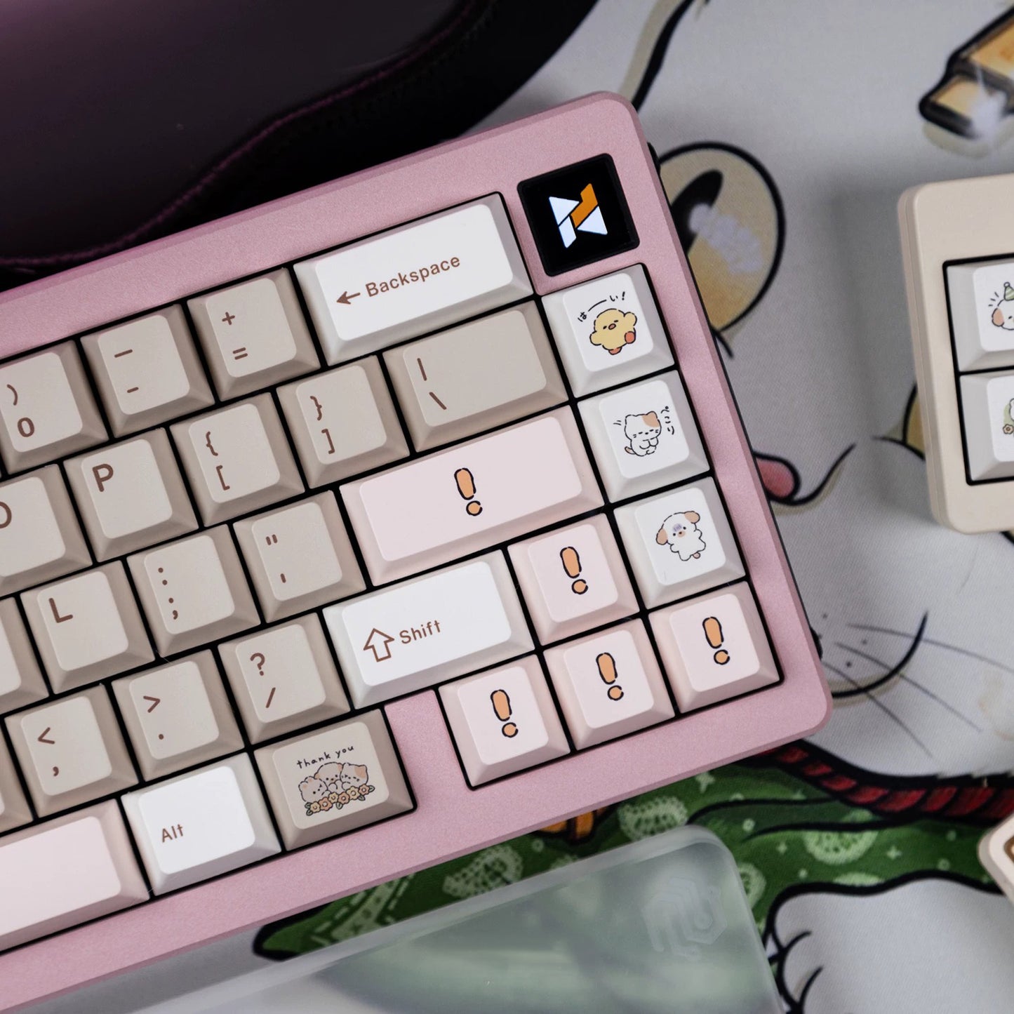 JKDK Retro Fairy Tale Keycap Set, Cherry Profile, PBT Dye Sub Key Cap
