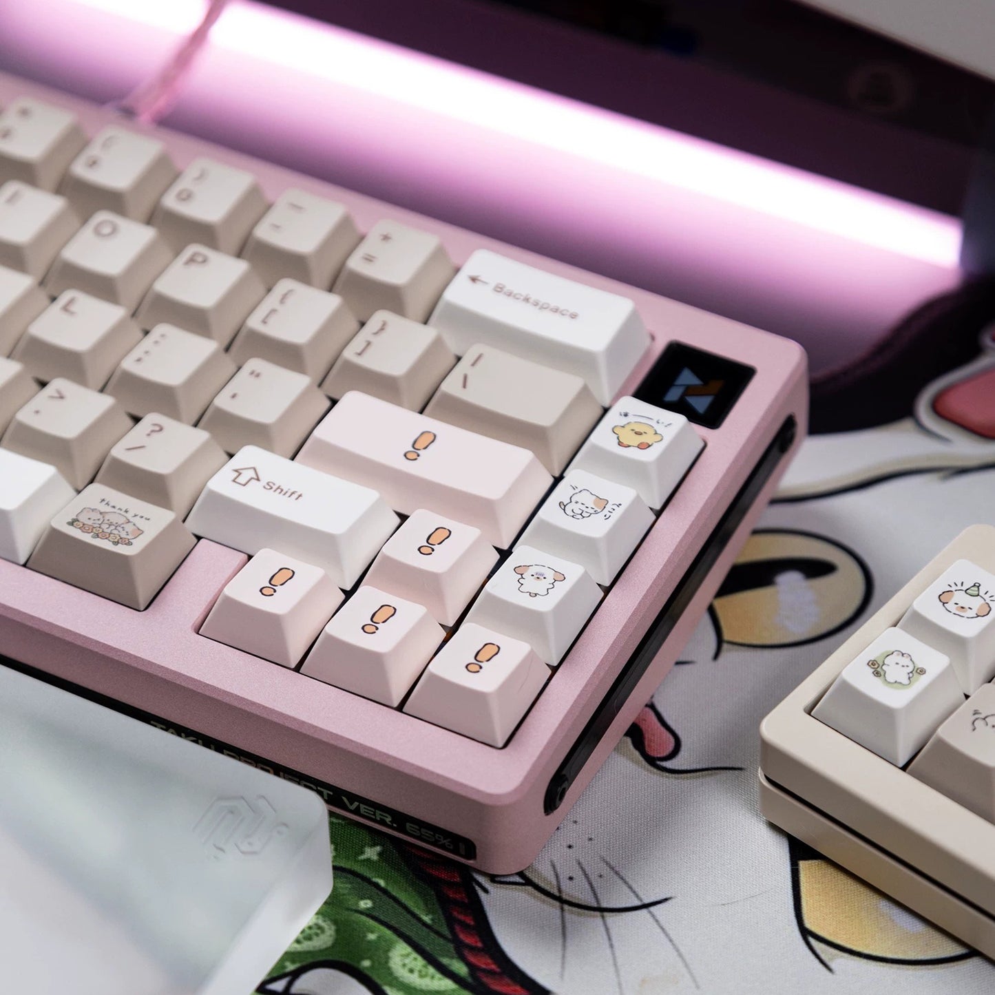 JKDK Retro Fairy Tale Keycap Set, Cherry Profile, PBT Dye Sub Key Cap