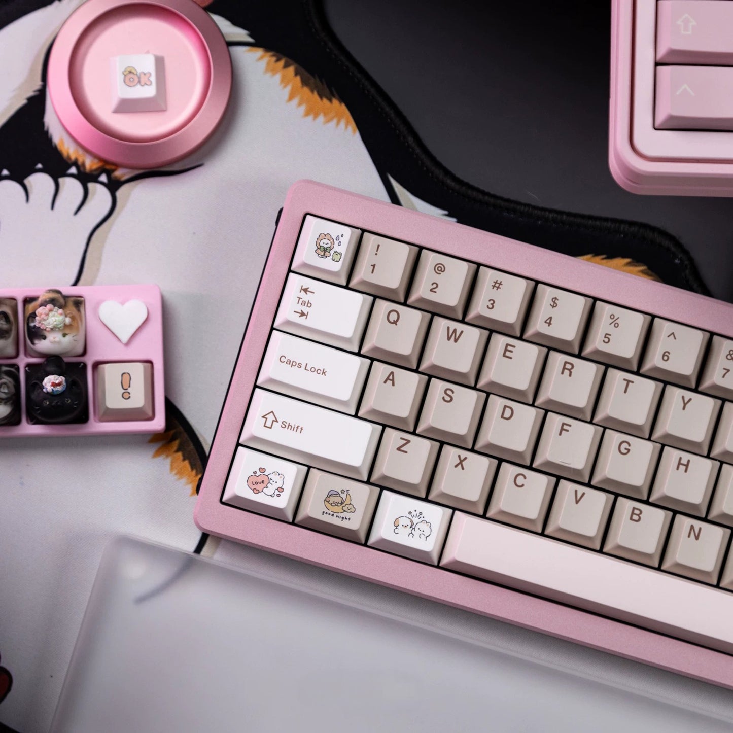 JKDK Retro Fairy Tale Keycap Set, Cherry Profile, PBT Dye Sub Key Cap