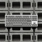 JKDK Grey Minimalist Keycap Set, Cherry Profile, Dye Sub PBT Key Cap