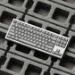 JKDK Grey Minimalist Keycap Set, Cherry Profile, Dye Sub PBT Key Cap