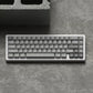 JKDK Grey Minimalist Keycap Set, Cherry Profile, Dye Sub PBT Key Cap